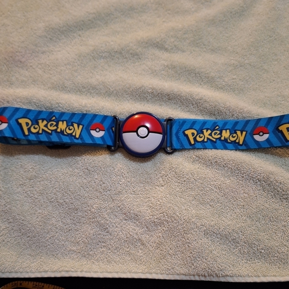 Pokemon Blue Belt with Poke Ball Buckle